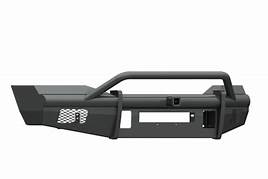 ROAD ARMOR Vaquero Front Non-Winch Bumper 2-6 Sensor-Texture Black W/RECEIVER