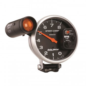 Auto Meter 5 Pedestal Tachometer 0-8,000 RPM, Sport Comp