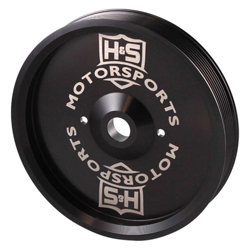 H&S Motorsports DUAL CP3 PULLEY (WITH DUAL HIGH PRESSURE FUEL KIT) BLACK