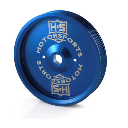 H&S Motorsports DUAL CP3 PULLEY (WITH DUAL HIGH PRESSURE FUEL KIT) BLUE