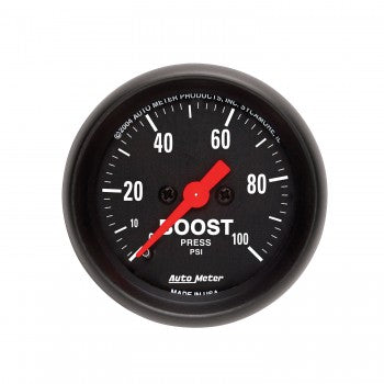Auto Meter Mechanical Boost Gauge 0-100 PSI, Z-Series - Northwest Diesel