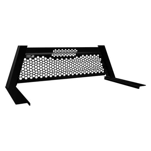 HIGHWAY PRODUCTS T-HEX HEADACHE RACK WITH SMOOTH BLACK UPRIGHTS SMOOTH BLACK CENTER SIZE 1