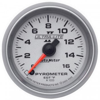 Auto Meter Digital Stepper Motor Pyrometer Gauge 0-1600 °F, Ultra-Lite II - Northwest Diesel