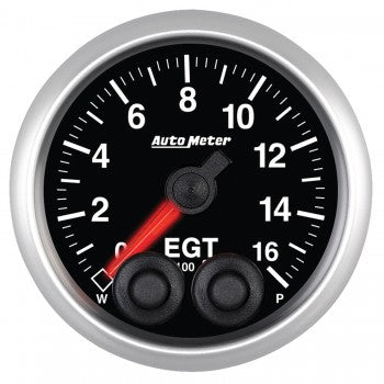 Auto Meter Pryometer Gauge 1-1600  °F, Elite Series - Northwest Diesel