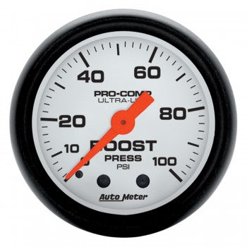 Auto Meter Mechanical Boost Gauge 0-100 PSI, Phantom Series - Northwest Diesel