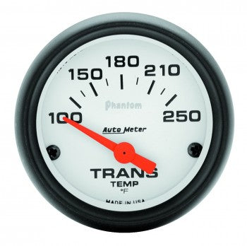 Auto Meter Transmission Temp Gauge 100-250 °F, Phantom Series - Northwest Diesel