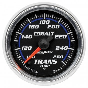 Auto Meter Tranmission Temp Gauge 100-260 °F, Cobalt - Northwest Diesel