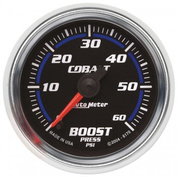 Auto Meter Digital Stepper Motor Boost Gauge 0-60 PSI, Cobalt - Northwest Diesel