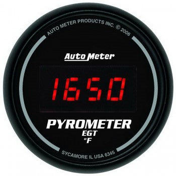 Auto Meter Digital Pyrometer Gauge 0-2000 °F, Sport Comp - Northwest Diesel