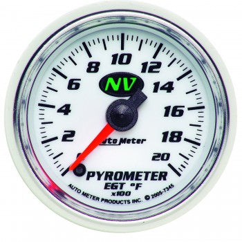 Auto Meter Digital Stepper Motor Pyrometer 0-2000 °F,  NV - Northwest Diesel