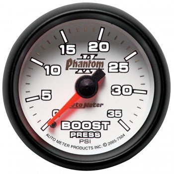 Auto Meter Mechanical Boost 0-35 PSI, Phantom II - Northwest Diesel