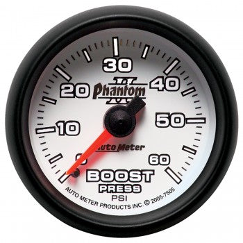 Auto Meter Mechanical Boost 0-60 PSI, Phantom II - Northwest Diesel