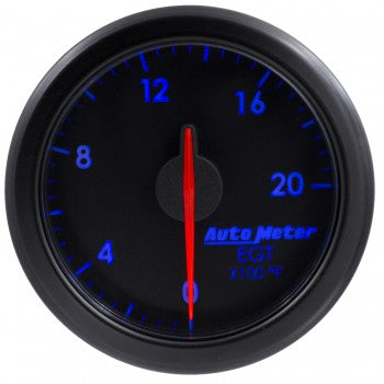 Auto Meter Black Pyrometer 0-2000°F, AirDrive Series - Northwest Diesel