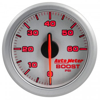Auto Meter Silver Boost Gauge 0-60 PSI, AirDrive Series - Northwest Diesel