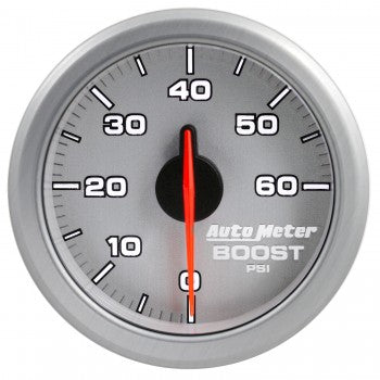 Auto Meter Silver Boost Gauge 0-60 PSI, AirDrive Series - Northwest Diesel