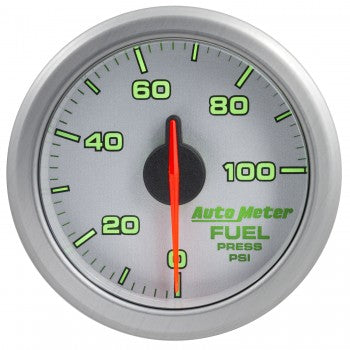 Auto Meter Silver Fuel Pressure Gauge 0-100 PSI, AirDrive Series - Northwest Diesel