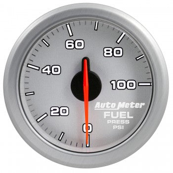 Auto Meter Silver Fuel Pressure Gauge 0-100 PSI, AirDrive Series - Northwest Diesel