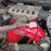 Monster-Ram® Intake System Gen-2 (red powder-coated), includes High-Flow heater and Billet Intake Plate for 2013-2018 Dodge Ram 2500/3500 6.7L Cummins