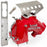 Monster-Ram® Intake System Gen-2 (red powder-coated), includes High-Flow heater and Billet Intake Plate  for 2019-2022 Dodge Ram 2500/3500 6.7L Cummins