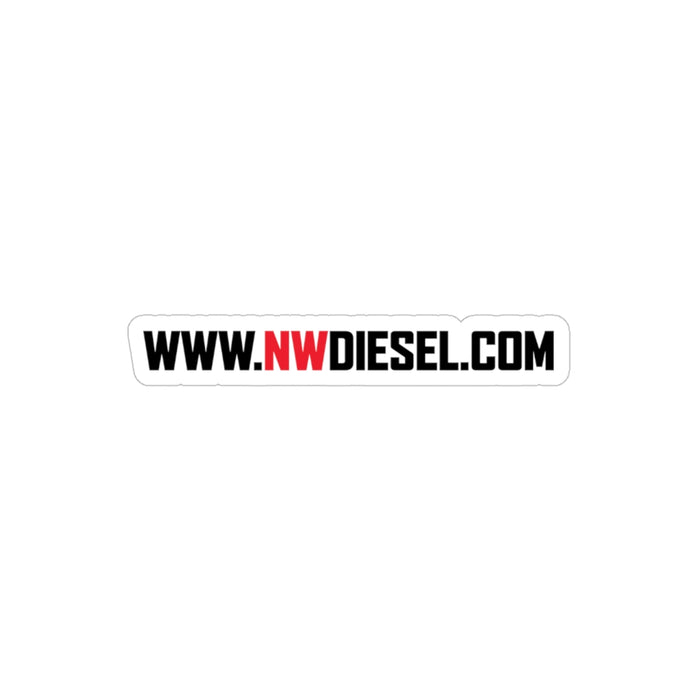 Northwest Diesel Transparent Outdoor Stickers, Die-Cut, 1pcs