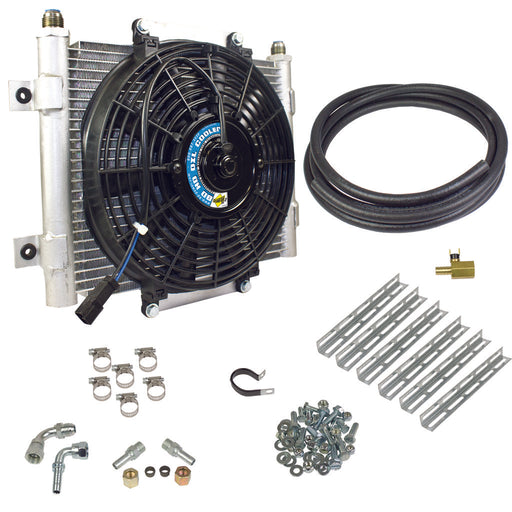 BD Diesel Xtrude Transmission Cooler with Fan - Complete Kit 1/2in Lines - Northwest Diesel