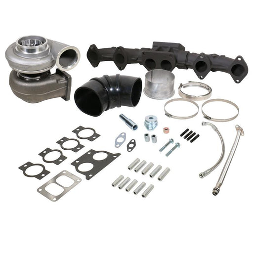 ISX TURBOCHARGER & MANIFOLD PACKAGE (USA) - S400SX4 75MM CAST / 96MM 1.32A/R - PRE-2002 ENGINES