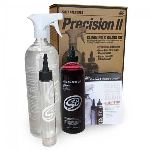 S&B Precision II: Cleaning & Oil Kit (Red Oil) - Northwest Diesel
