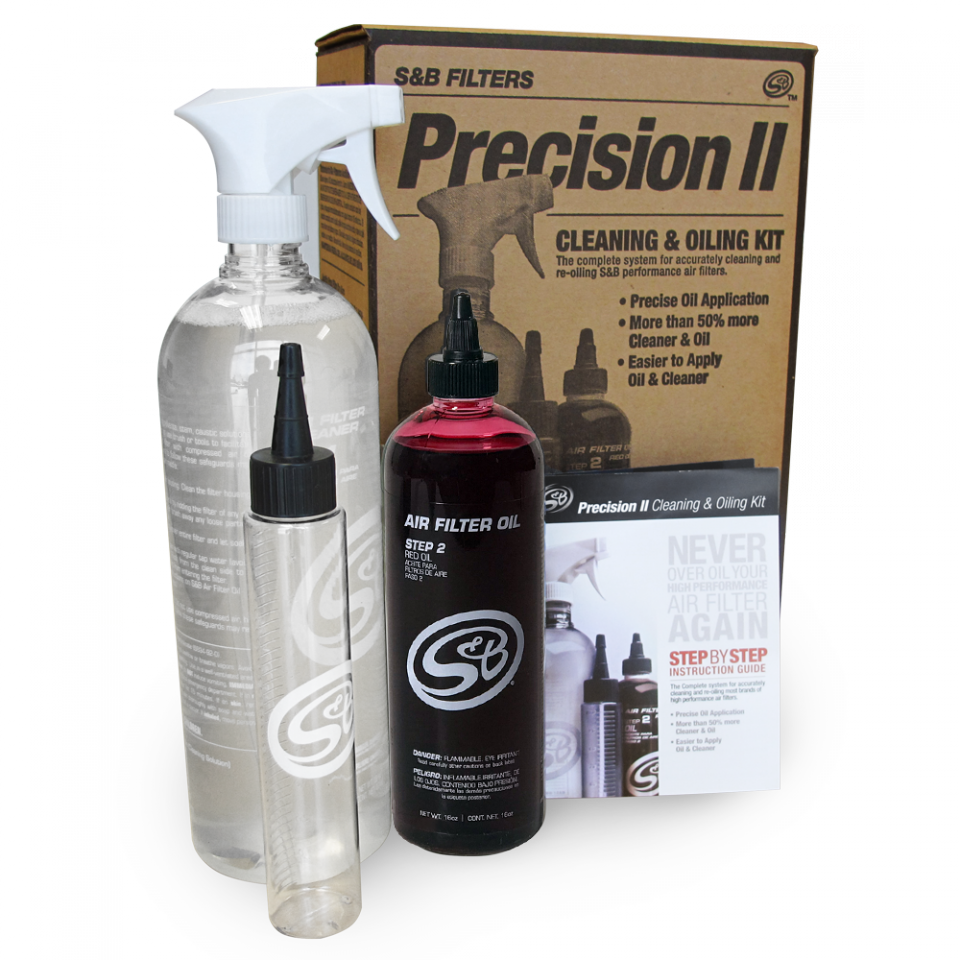 S&B Precision II: Cleaning & Oil Kit (Red Oil) - Northwest Diesel