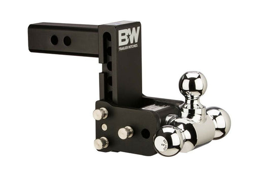 B&W Trailer  CLASS V 2 1/2IN RECEIVER BLACK TOW & STOW 8IN MODEL 5IN DROP 5.5IN RISE TRI-BALL
