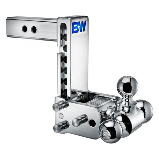 BW Trailer CHROME TOW & STOW 10IN MODEL 7IN DROP 7.5IN RISE TRI-BALL